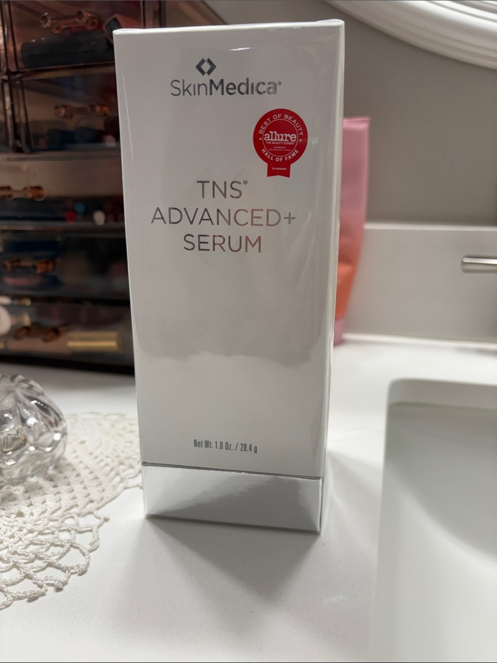 SkinMedica TNS Advanced+ Serum White with Silver Accents